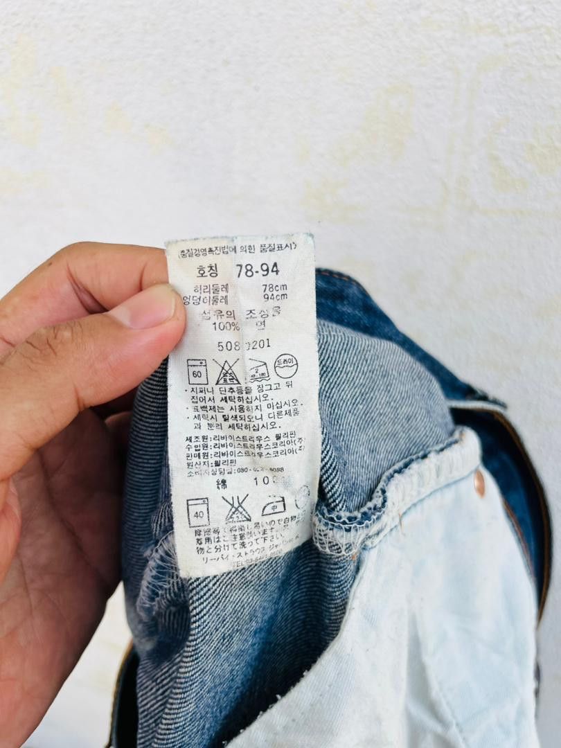 Levi's Vintage Clothing × Vintage Vintage Levis Distressed Japanese Designer Fashion Style Size US 30 / EU 46 - 12 Thumbnail