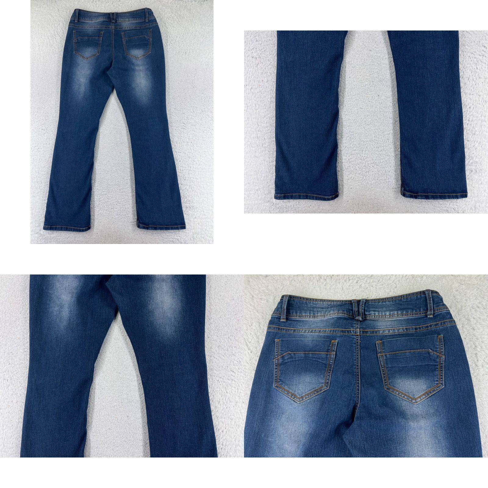 Faded Glory Faded Glory Jeans Womens 14 Blue Denim Bootcut Stretch Mid Rise 31x31 Size 36" / US 14 / IT 50 - 9 Thumbnail