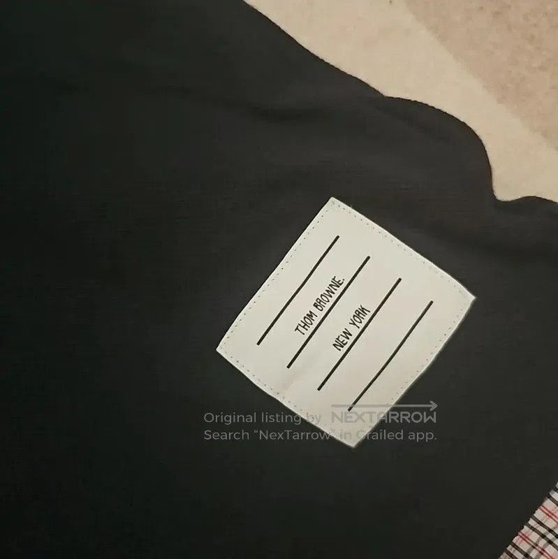 Thom Browne Thom Browne Navy Cotton Short Dress for Women . Size L / US 10 / IT 46 - 4 Thumbnail