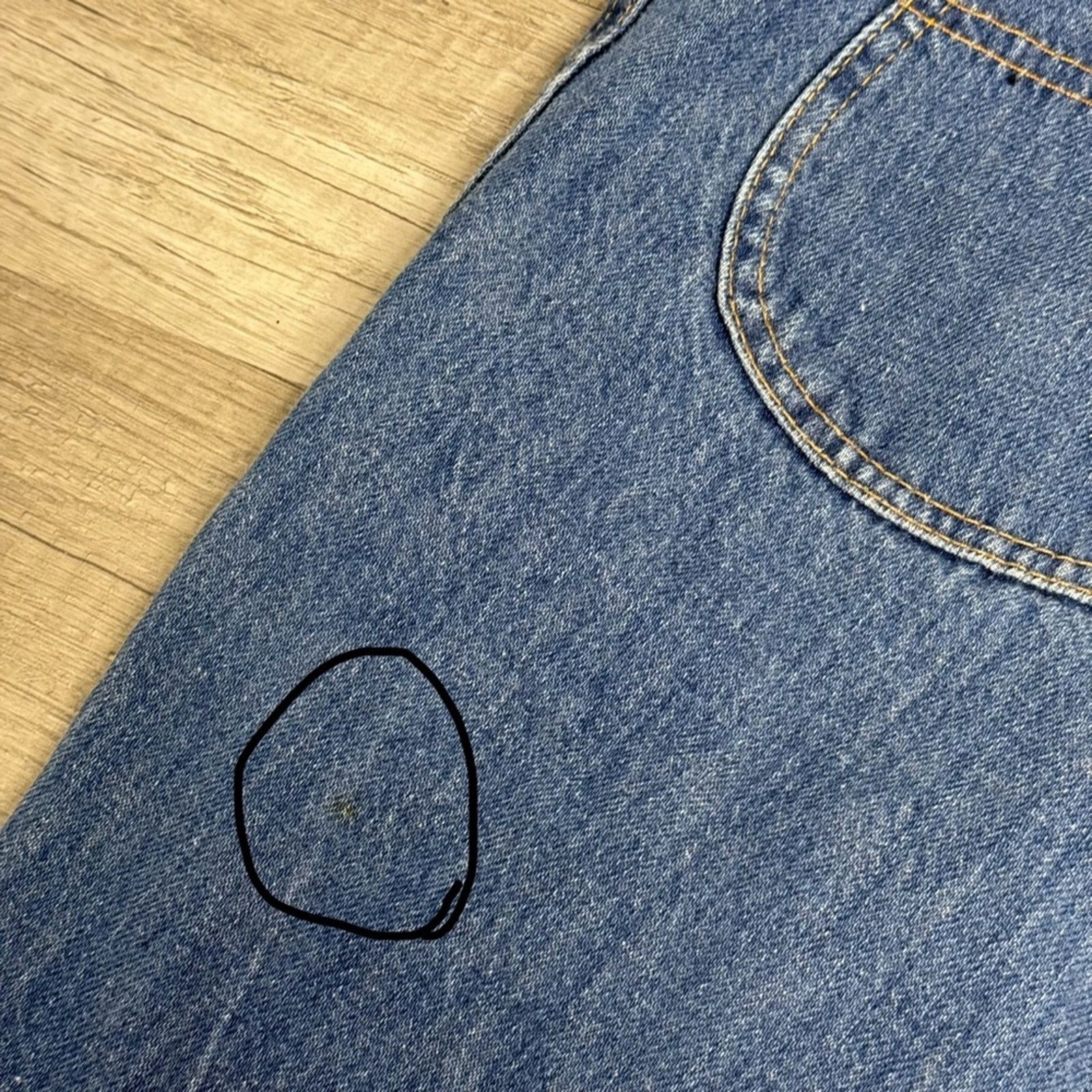 Levi's Vintage 70s Levi’s Wide Leg Jeans High Rise Flare Talon USA Size 30" / US 8 / IT 44 - 6 Thumbnail