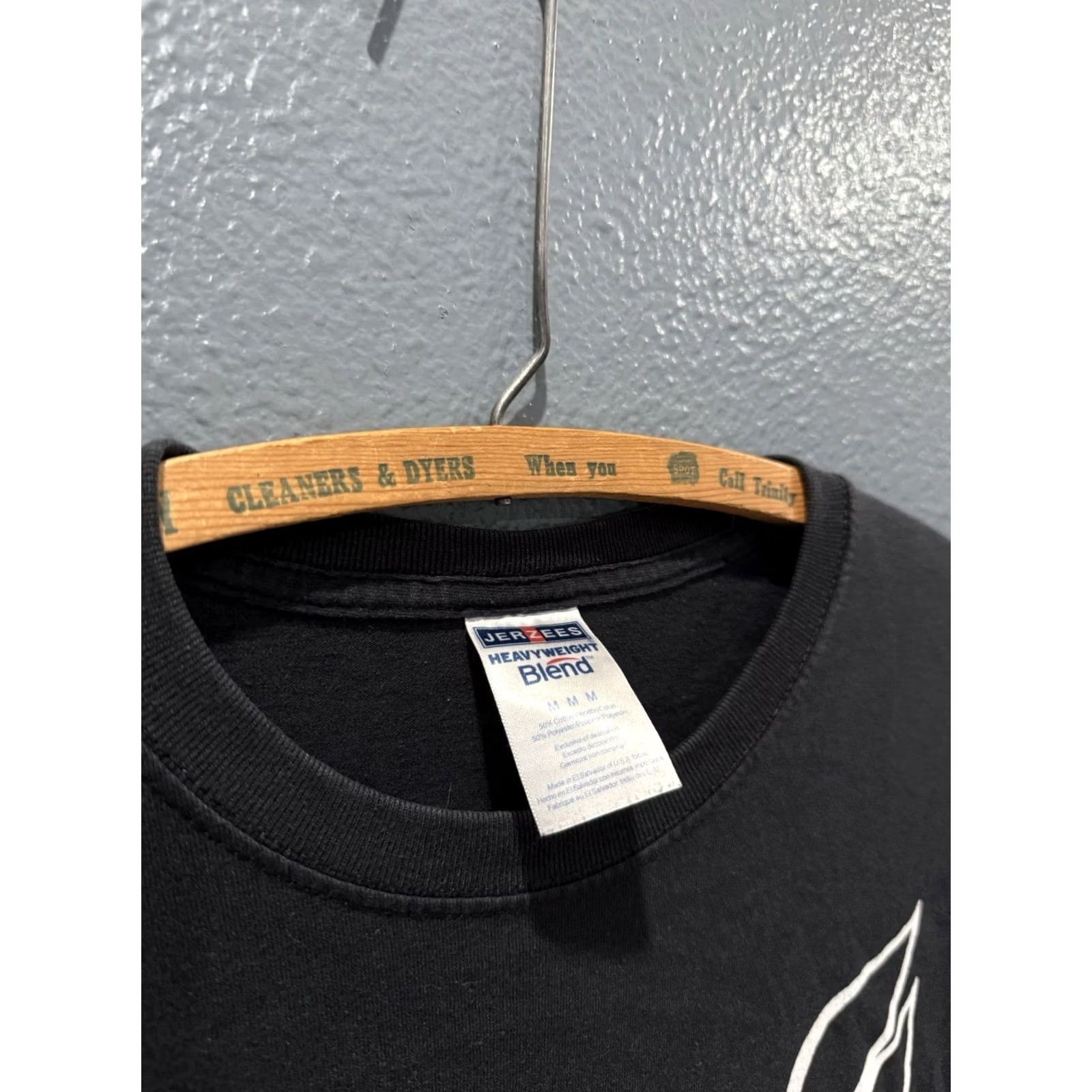 Jerzees VINTAGE Y2K Pontiac Thunder Bird Black Tee Shirt Size Medium Jerzees Tee Shirt Mens M Black Bird 90s Size US M / EU 48-50 / 2 - 2 Thumbnail