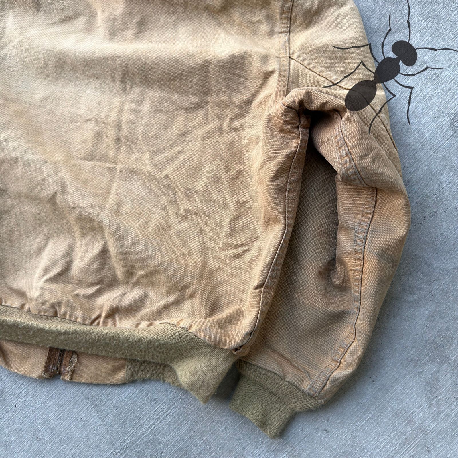 Carhartt × Vintage Carhartt JR106 brown 100 years hooded work wear jacket Size US L / EU 52-54 / 3 - 7 Thumbnail