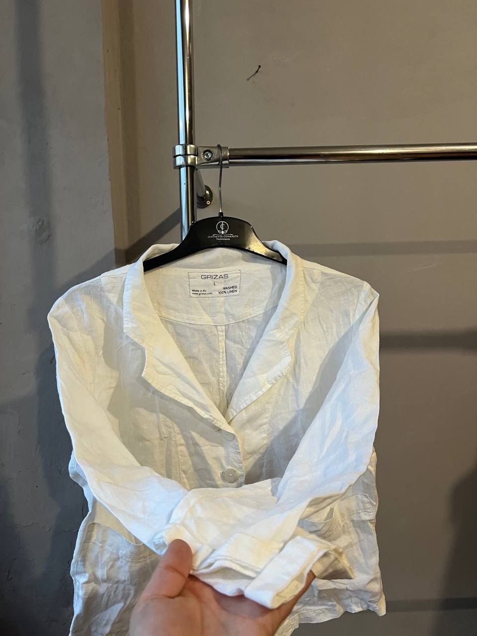 Japanese Brand GRIZAS LINEN WHITE RELAXED FIT BLAZER JACKET JAPANESE SIZE L Size L / US 10 / IT 46 - 8 Thumbnail