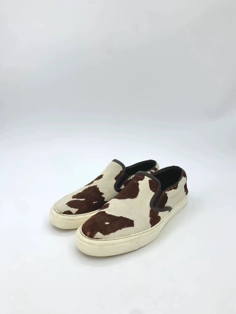 Gucci Color-blocked cow pattern casual shoes 2502-Nextarro