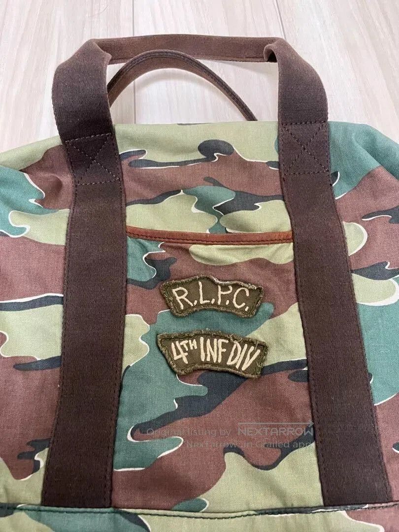 RRL Ralph Lauren Ralph Lauren Camouflage Boston Bag. Size ONE SIZE - 8 Thumbnail