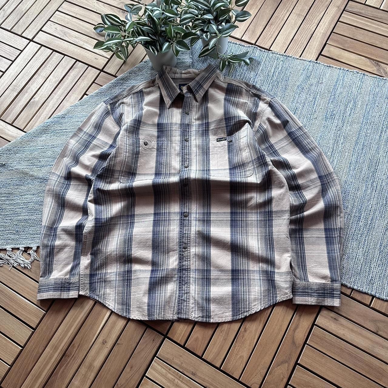 Wrangler Vintage Y2K Wrangler Heavy Shirt Button Up Size US XXL / EU 58 / 5 - 1 Thumbnail