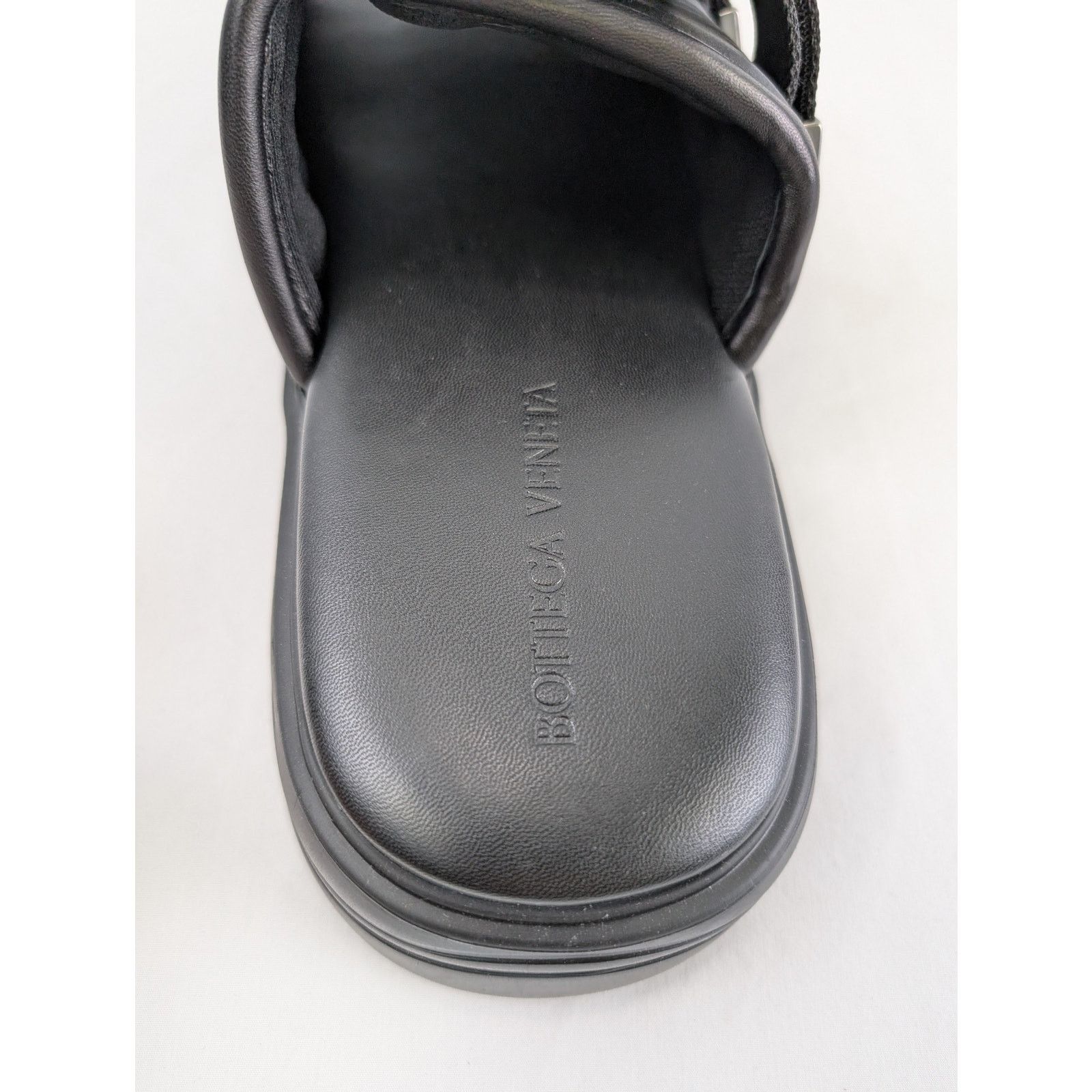 Bottega Veneta o1rshd1 Bomber Flash Sandal Slipper in Black Size US 11 / EU 44 - 18 Thumbnail