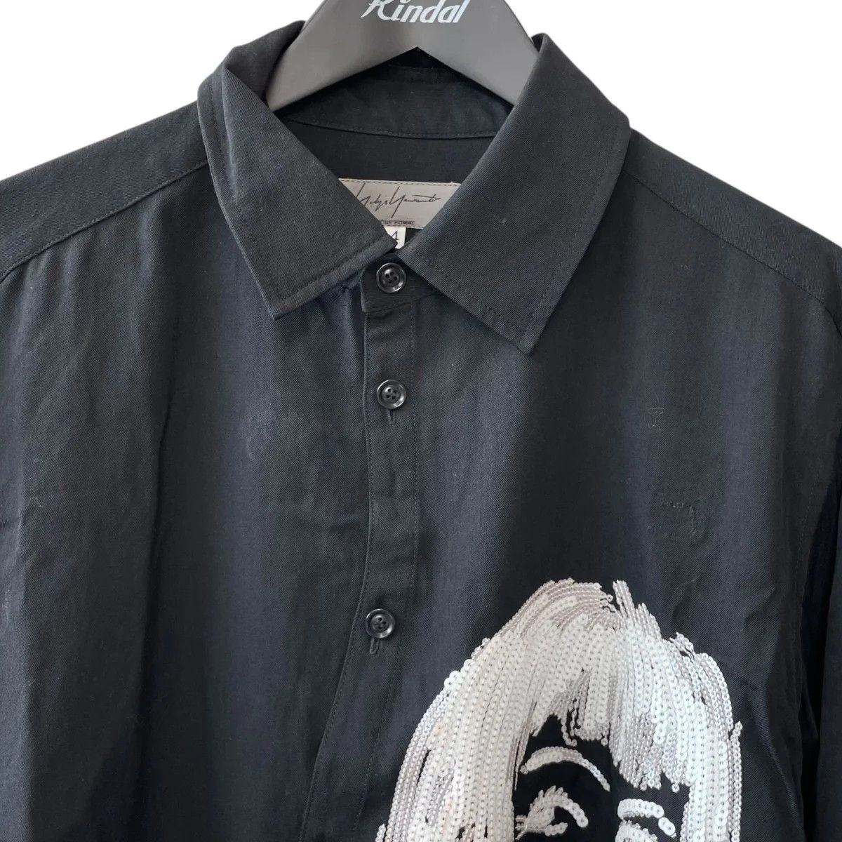 Yohji Yamamoto Yohji Yamamoto rie miyazawa long-sleeved shirt Size US XL / EU 56 / 4 - 3 Thumbnail