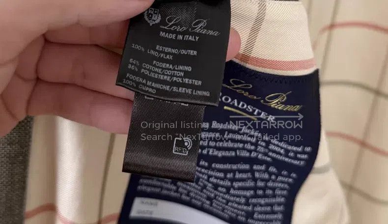 Loro Piana Loro Piana Roadster Series Linen Jacket Size US M / EU 48-50 / 2 - 9 Thumbnail