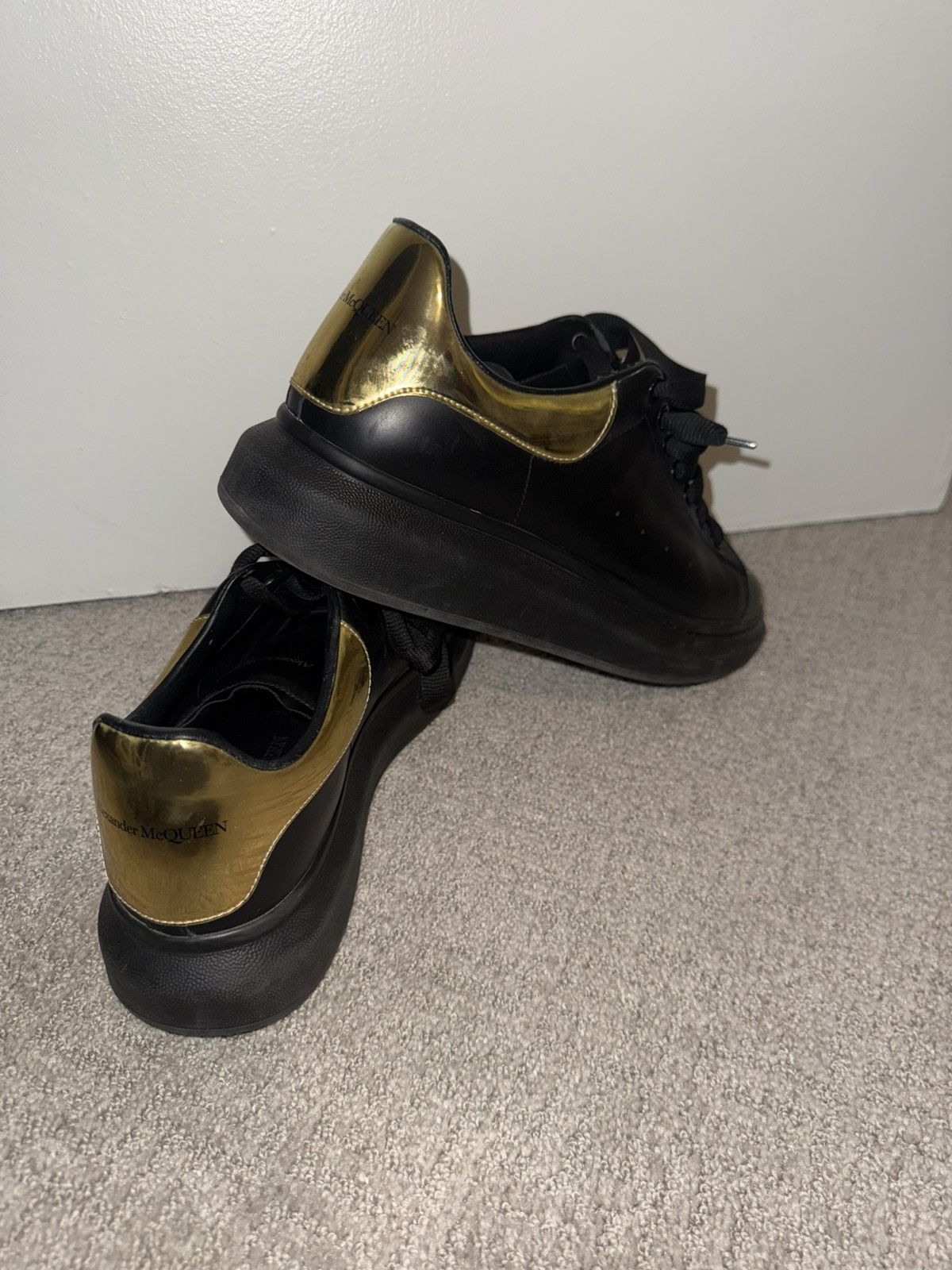 Alexander McQueen Black Alexander McQueens Size US 11 / EU 44 - 3 Thumbnail
