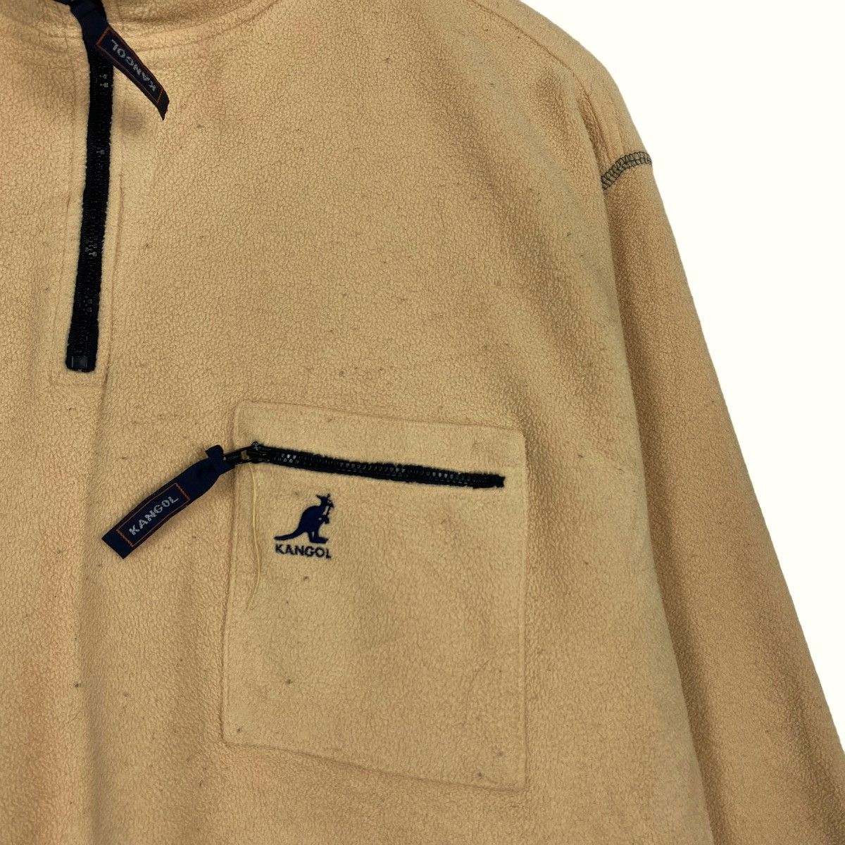Japanese Brand × Kangol 🔥KANGOL HALFZIP FLEECE Size US M / EU 48-50 / 2 - 5 Thumbnail