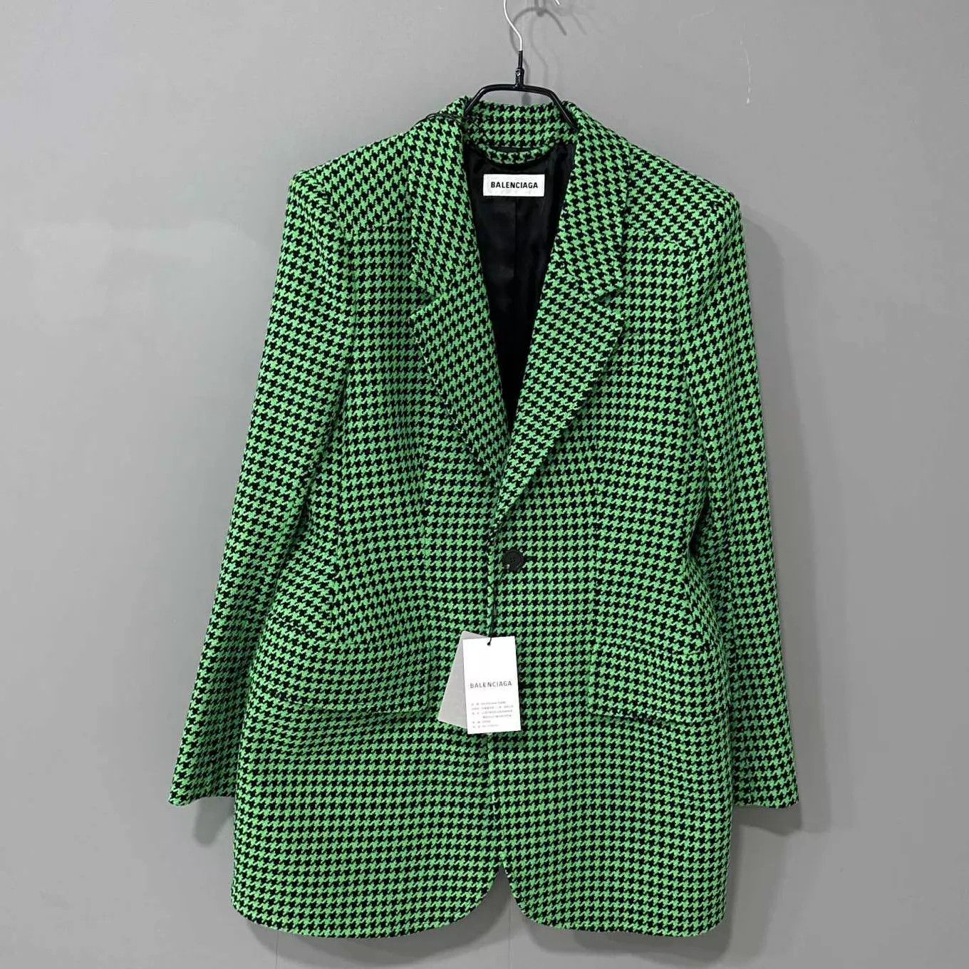 Balenciaga Balenciaga Houndstooth Blazer 40 Size S / US 4 / IT 40 - 1 Thumbnail