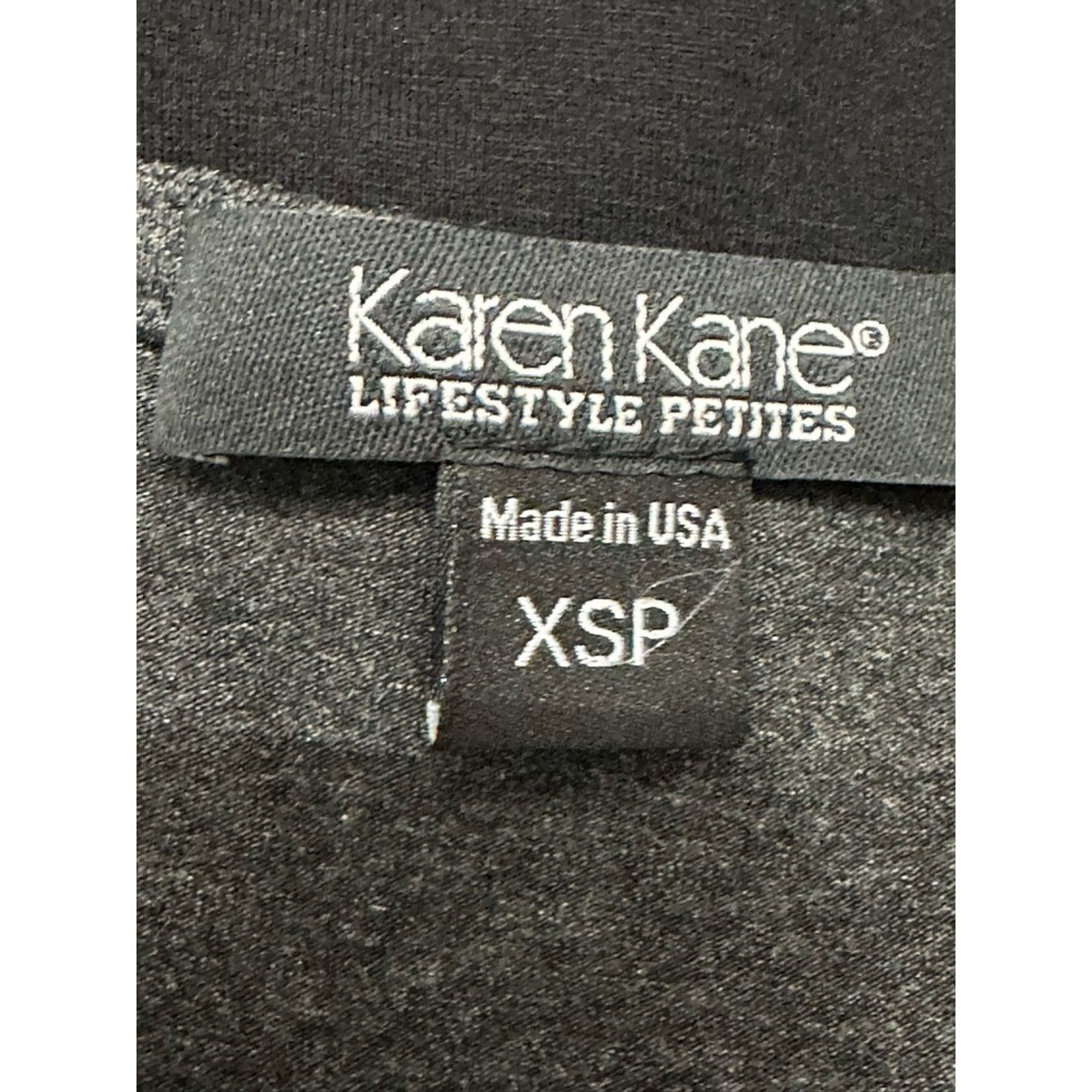 Other Karen Kane Long Sleeve Asymmetric Color Block Gray Black XSP Size XS / US 0-2 / IT 36-38 - 8 Thumbnail