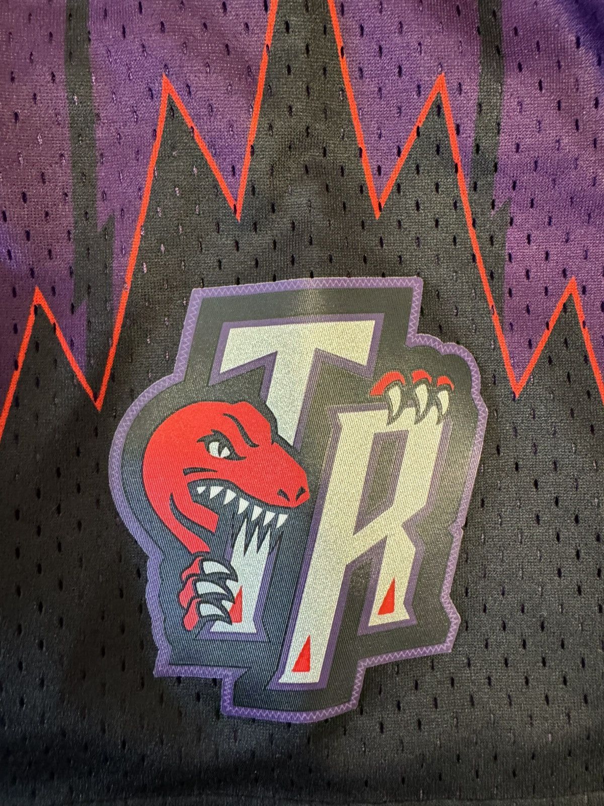 Mitchell & Ness Toronto Raptors Mitchell & Ness Purple Swingman Shorts Size US 38 / EU 54 - 3 Thumbnail