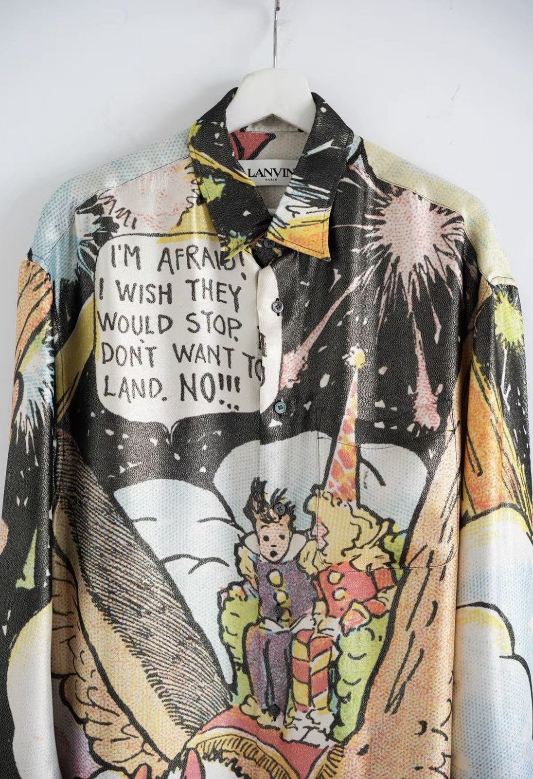 Lanvin Lanvin 20SS Nemo All-Over Print Shirt J4 Size US M / EU 48-50 / 2 - 4 Thumbnail