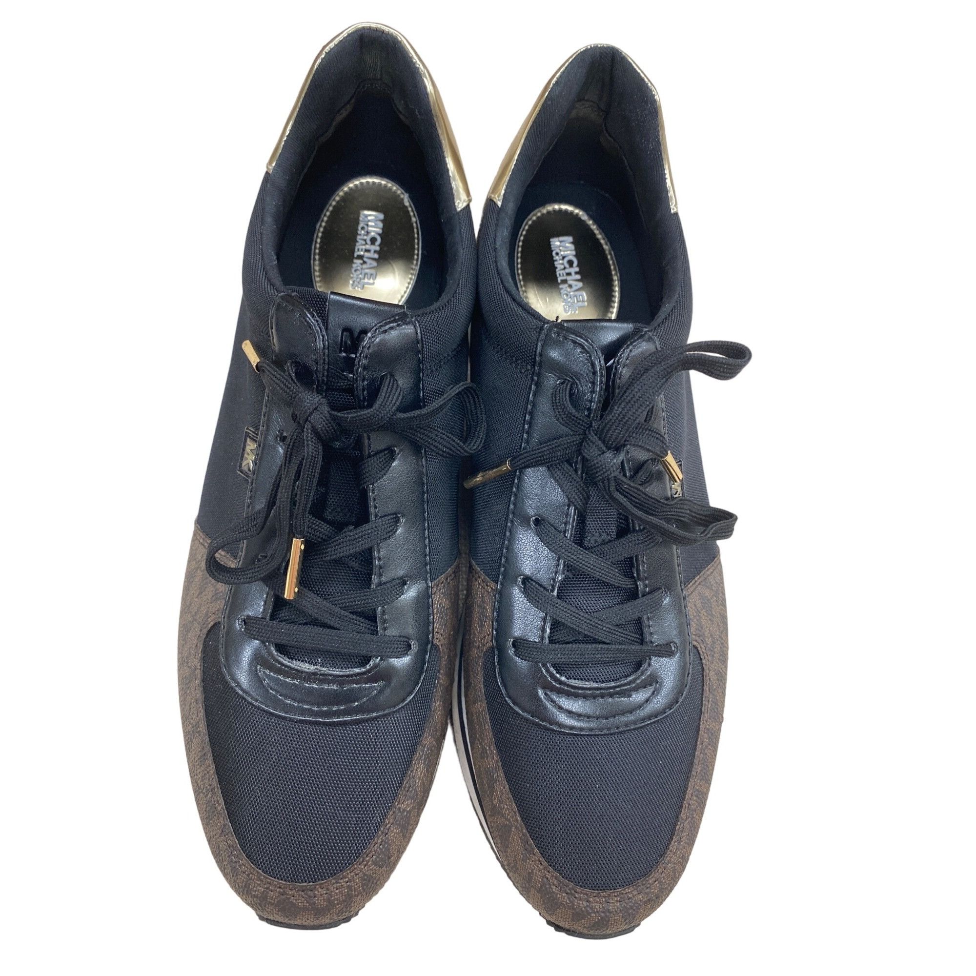 Michael Kors Michael Kors women designer sneakers brown black 10M SKU 129 Size US 10 / IT 40 - 2 Thumbnail