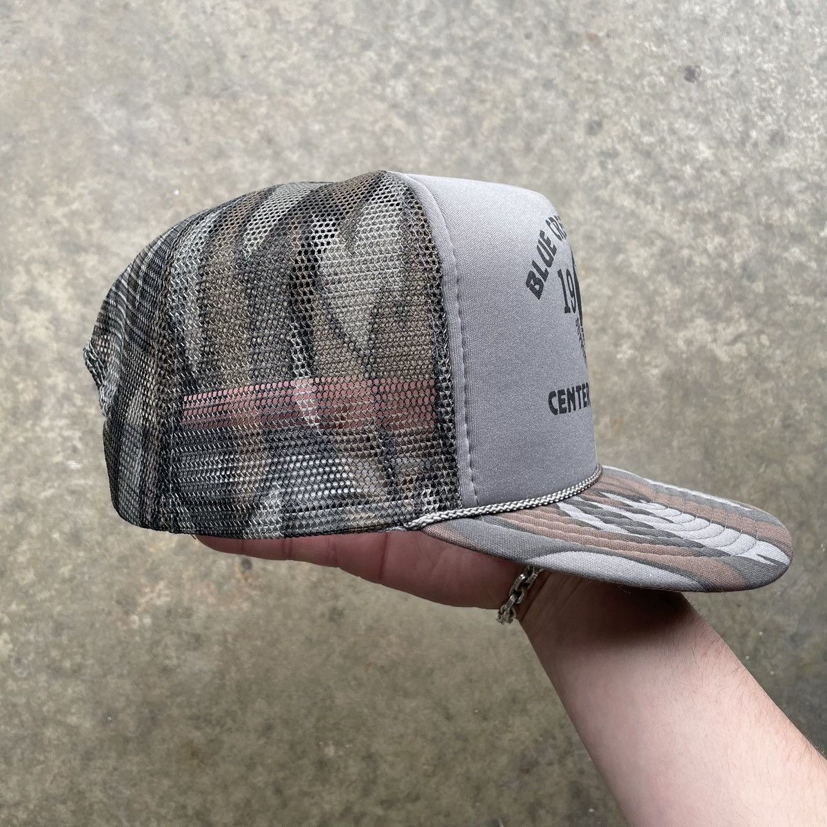 Vintage Vintage Camo Trucker Hat Ducks Unlimited Mesh Snapback 90s Size ONE SIZE - 3 Thumbnail