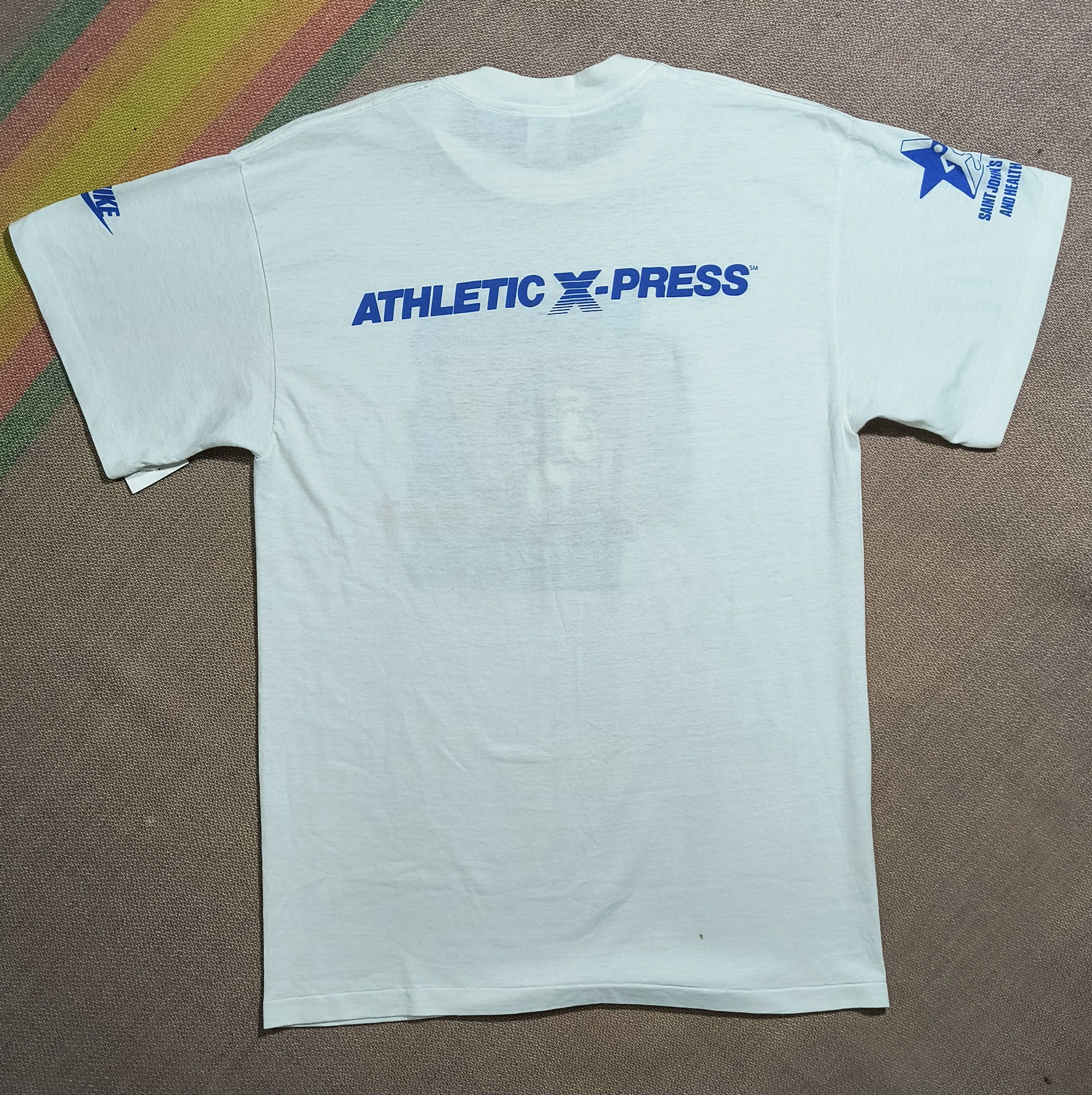 Nike Vintage 10th Jimmy Stewart relay marathon 1991 tee Size US XL / EU 56 / 4 - 6 Thumbnail