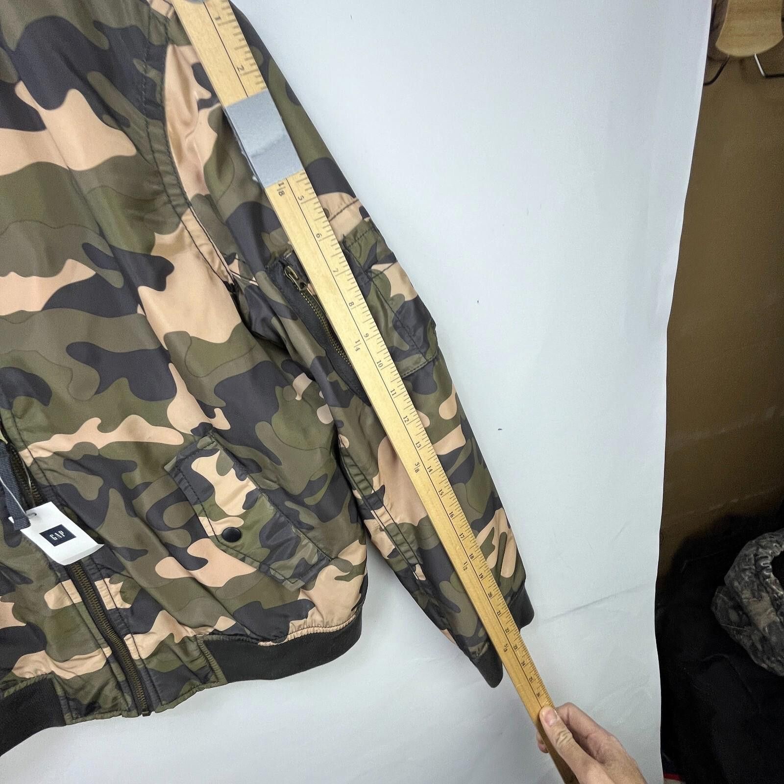 Gap Gap Camo Flight Bomber Jacket Zip Up Medium Brand New Size US M / EU 48-50 / 2 - 10 Thumbnail