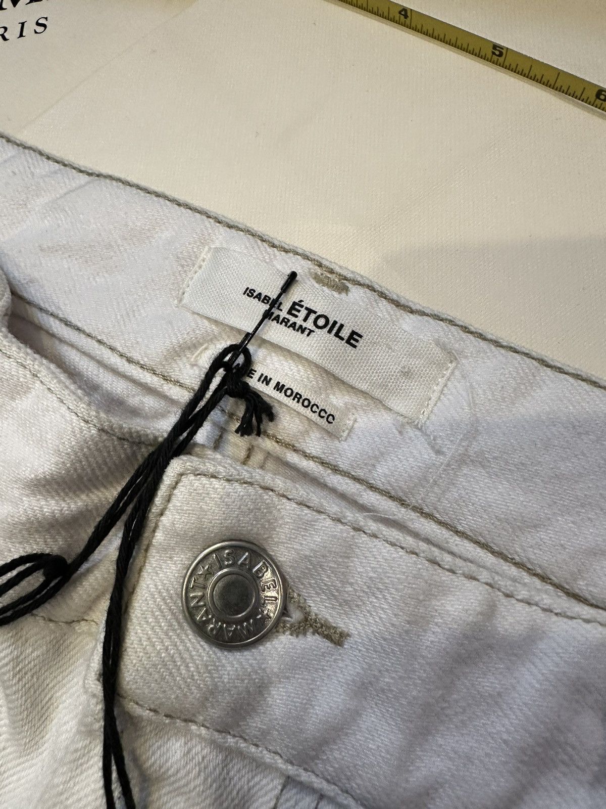 Isabel Marant Isabel Marant White Jeans Size 28" / US 6 / IT 42 - 4 Thumbnail
