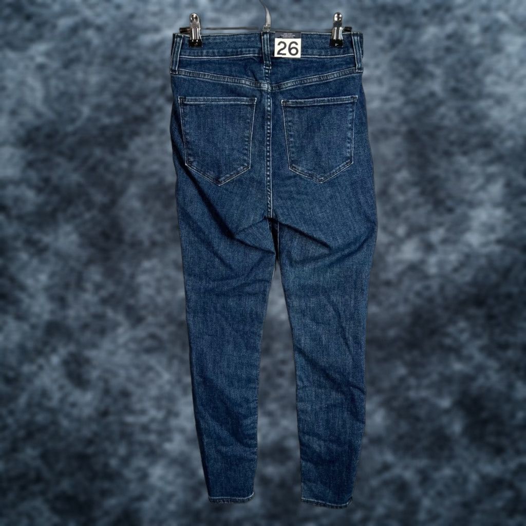 Gap Gap Jeans Womens Size 26 2P Universal Mid Rise Jegging Denim Blue Stretch Shirt? Size 26" / US 2 / IT 38 - 1 Thumbnail