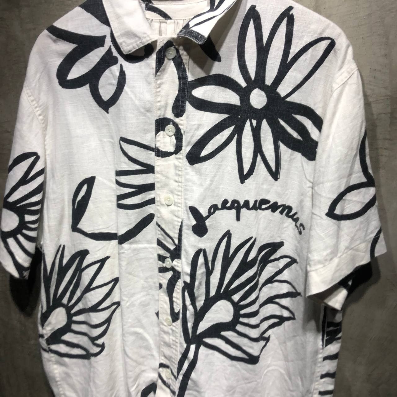 Jacquemus Jacquemus “Le Splash” Flower Button Down Shirt fit 3XL Size US XXL / EU 58 / 5 - 3 Thumbnail