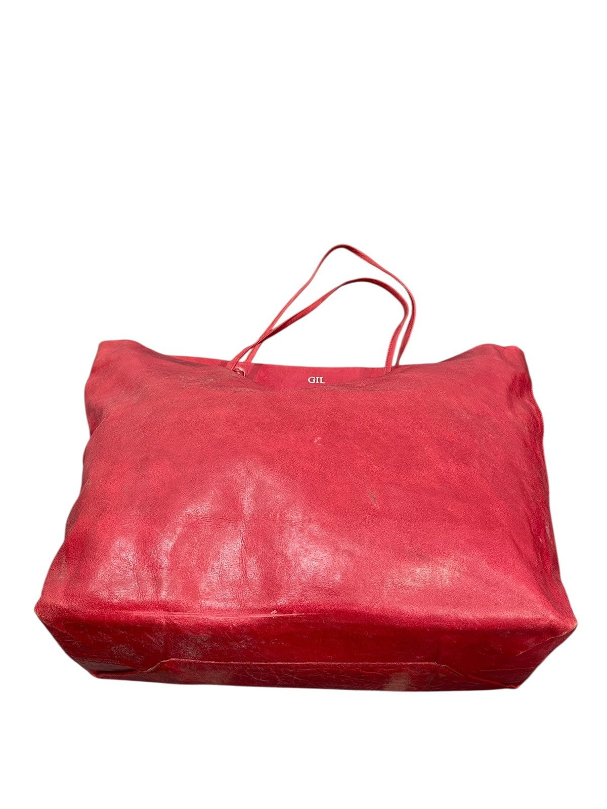 Leather Full Leather Halaby Italy Tote Bag prada julius dior 8🟩 Size ONE SIZE - 7 Thumbnail