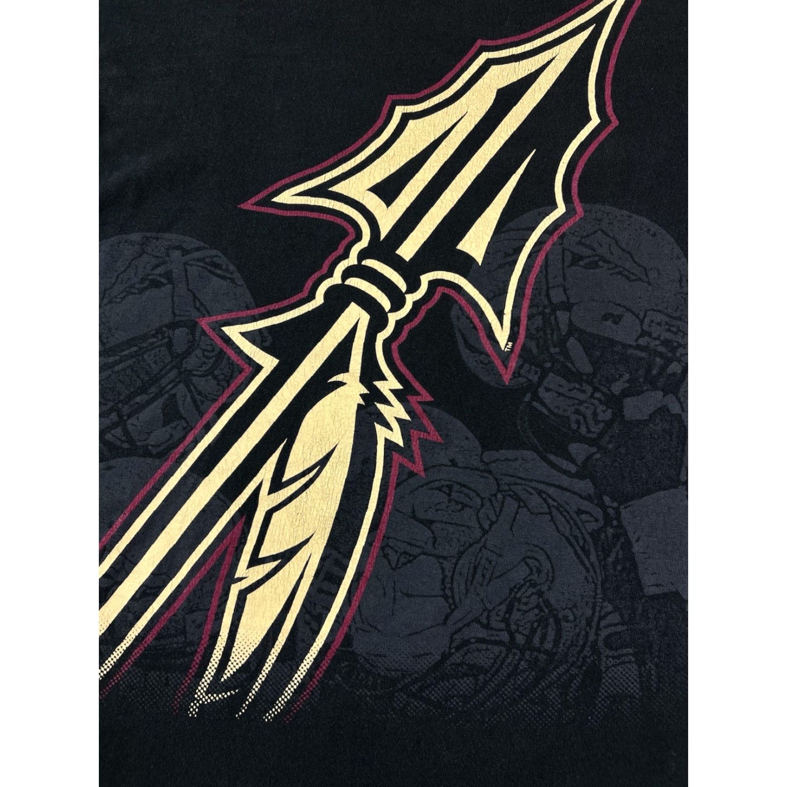 Nike VINTAGE? (No) – Nike Football T Shirt Black Small Mens S FSU Fear The Spear Athletic Short Sleeve College University Sports Shirt Size US S / EU 44-46 / 1 - 4 Thumbnail