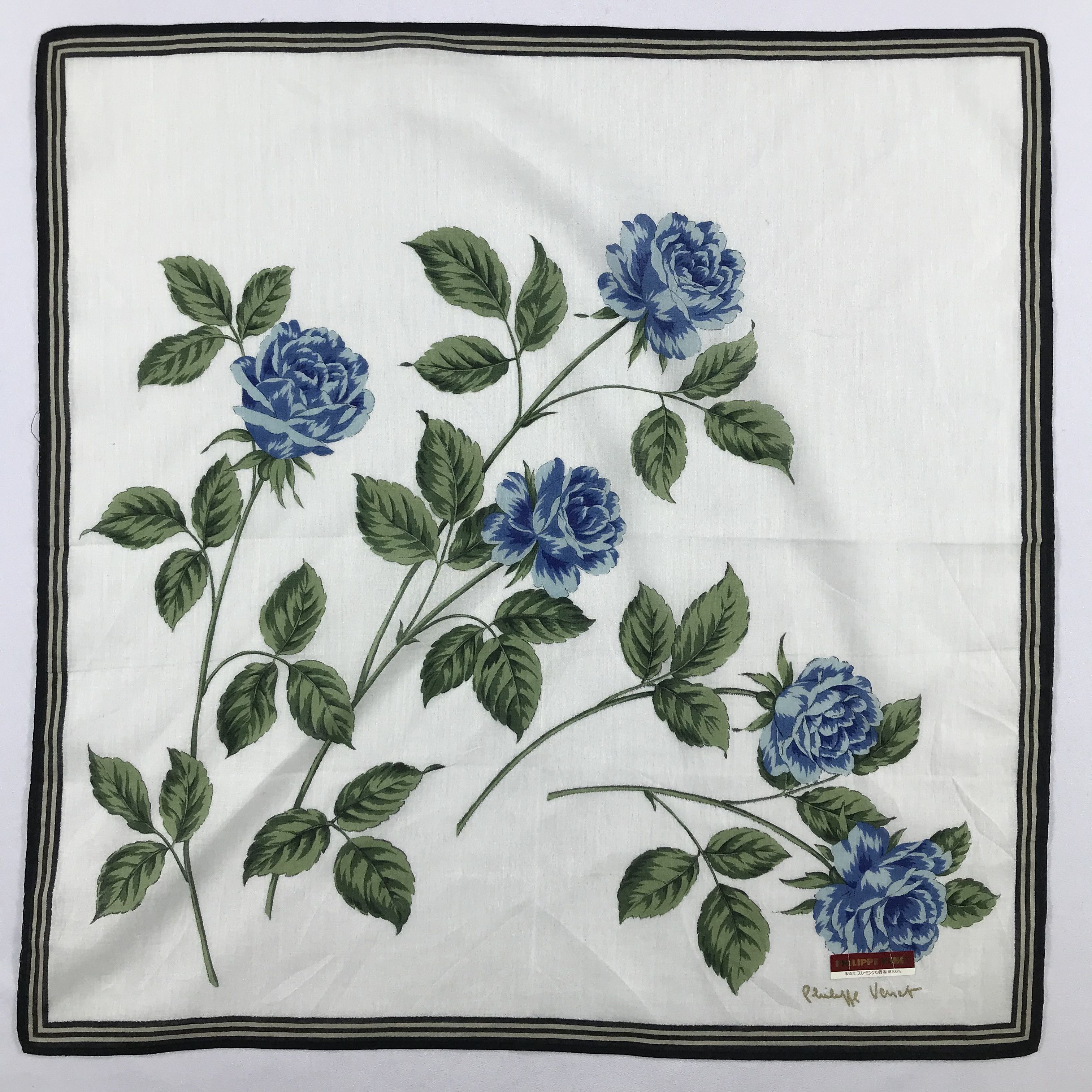 Vintage Philippe Venet Bandana / Handkerchief / Neckerchief -S2229 Size ONE SIZE - 1 Thumbnail