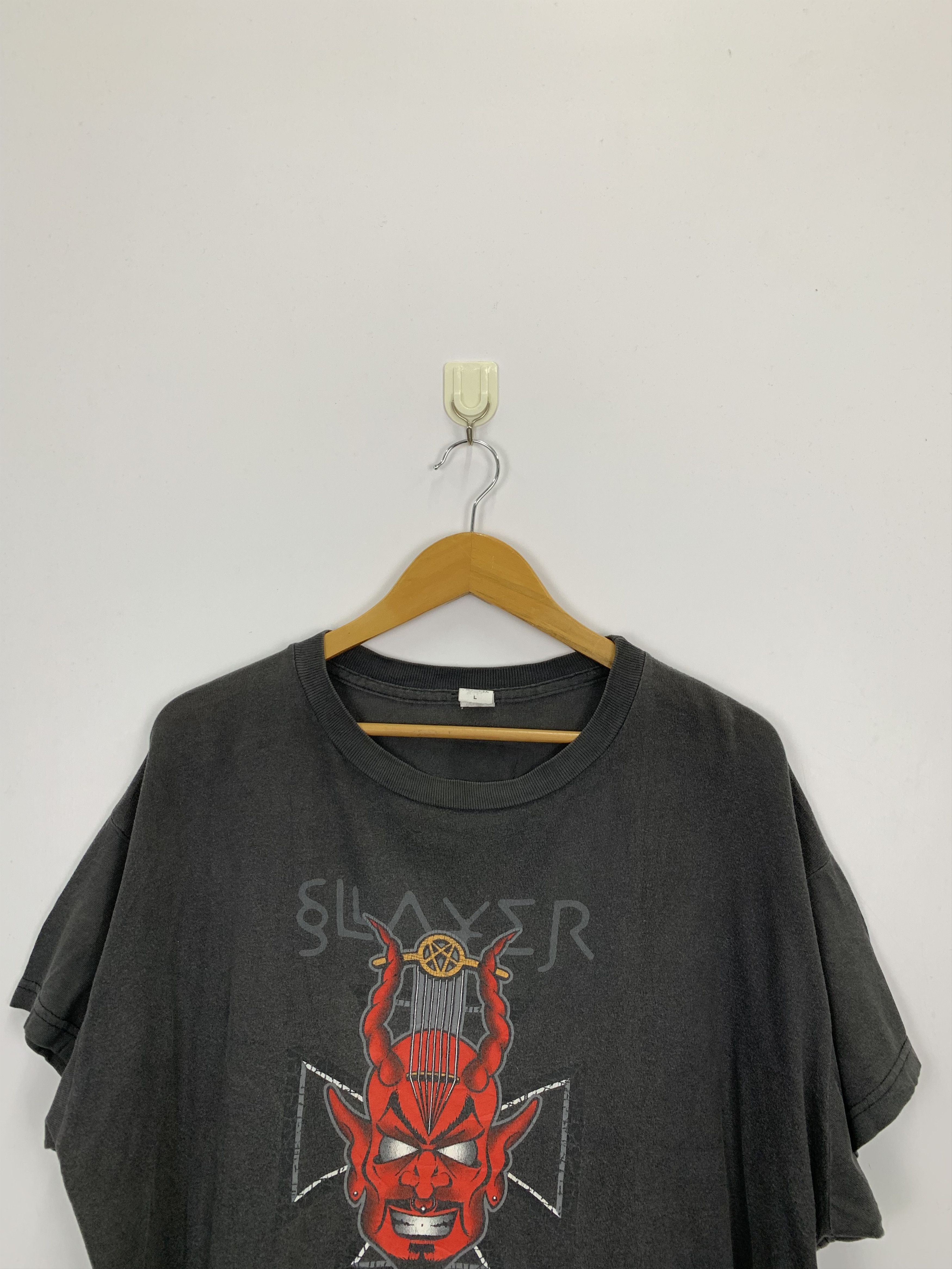 Band Tees × Slayer × Vintage Vintage 90s Slayer Band T Shirt TA0187 Size US L / EU 52-54 / 3 - 10 Thumbnail