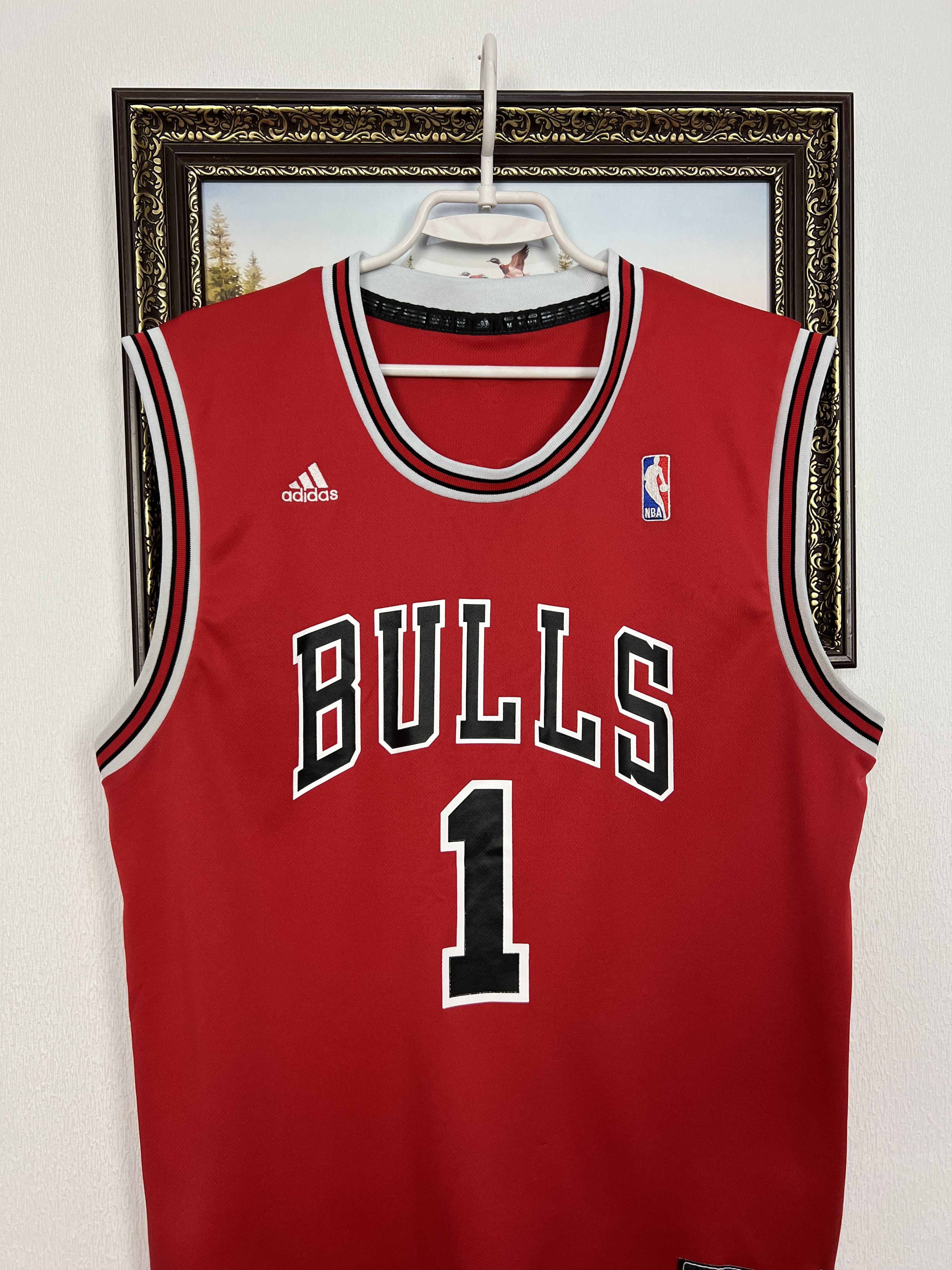 Adidas Vintage Chicago Bulls Derrick Rose NBA Jersey Trikot Shirt Size US M / EU 48-50 / 2 - 2 Thumbnail