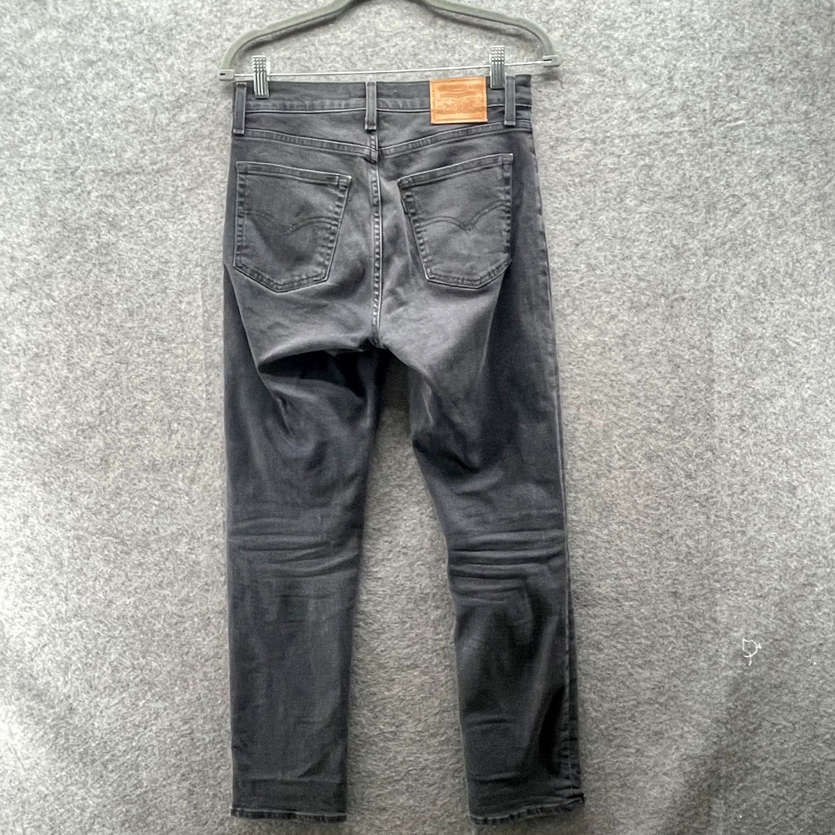 Levi's Levis 724 High Rise Straight Jeans Womens 28 Black Stretch Jeans 28 in Black Stretch Size 28" / US 6 / IT 42 - 2 Thumbnail