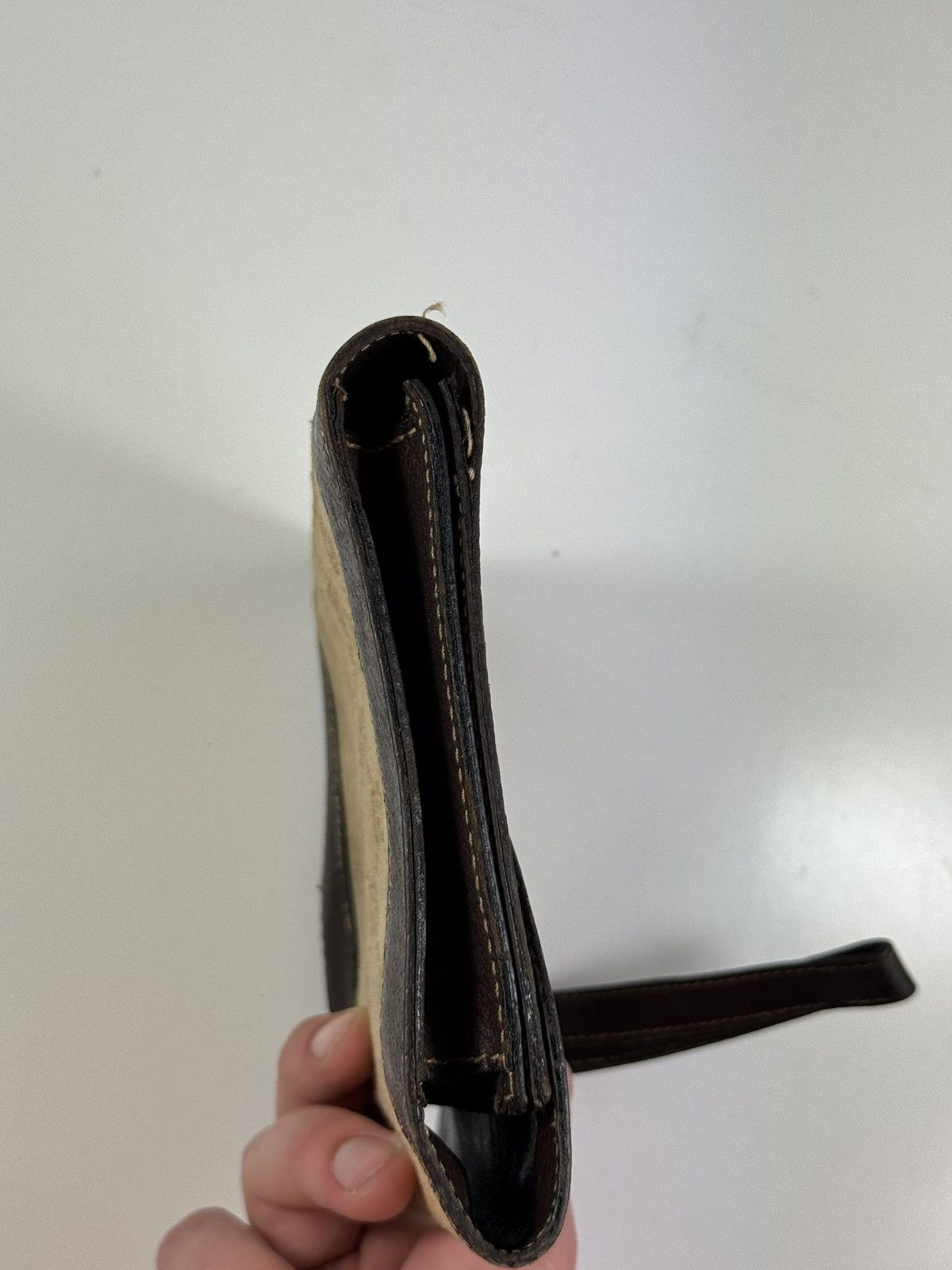Gucci Retro Gucci GG canvas Leather monogram wallet clutch 70s Size ONE SIZE - 10 Thumbnail