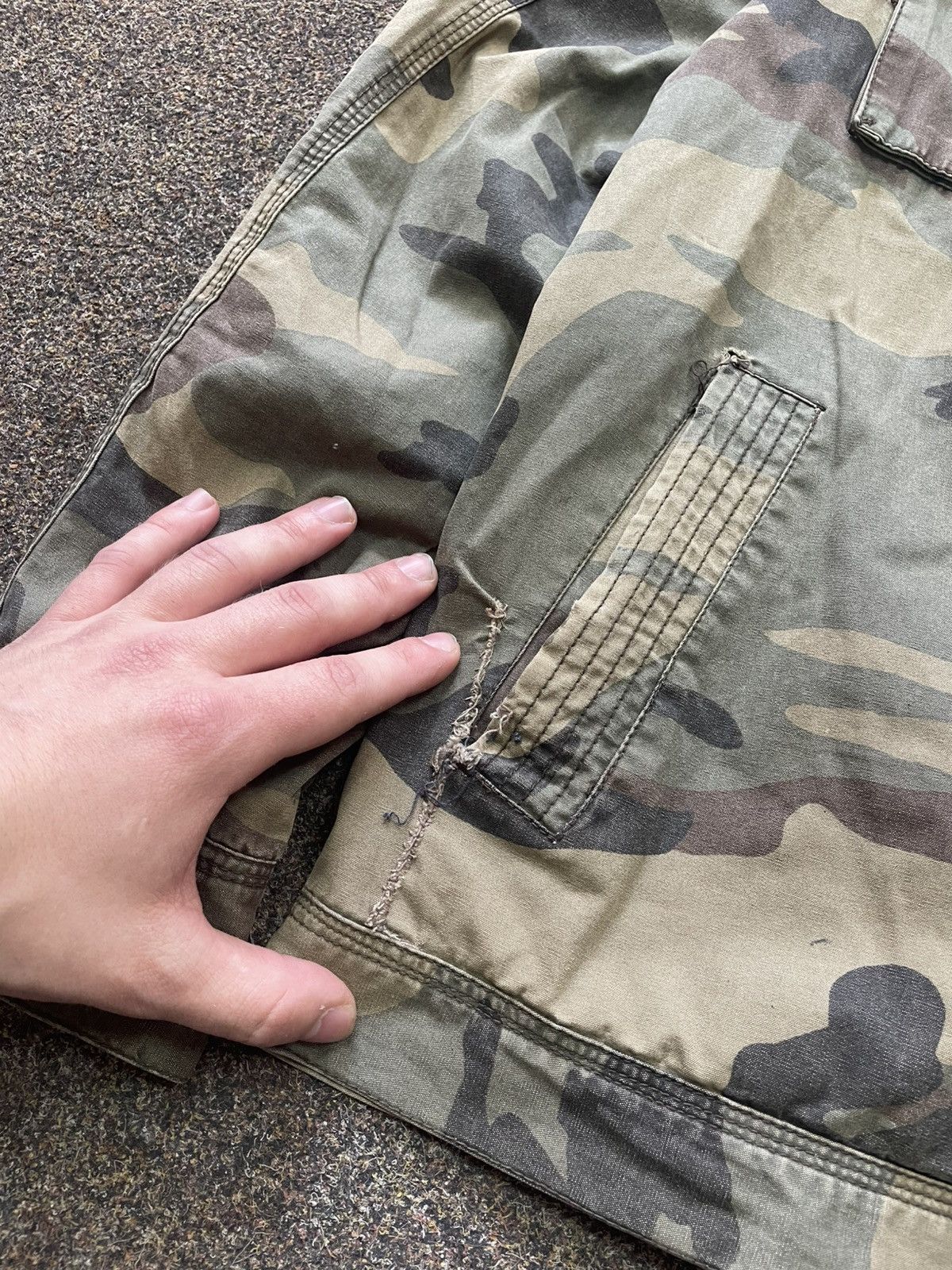 Vintage Vintage Y2K Camo Military Jacket Gorpcore Archive Streetwear Size S / US 4 / IT 40 - 3 Thumbnail