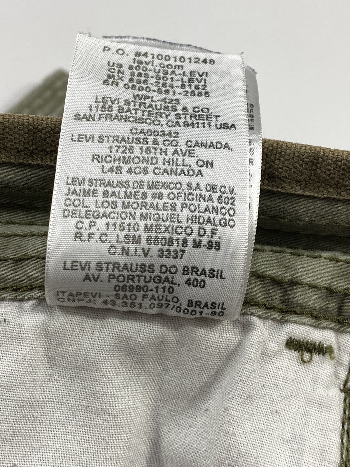 Levi's 🔥LASTDROP🔥VTG Levis Cargo Military Multipockets Khaki Shorts Size US 31 - 12 Thumbnail