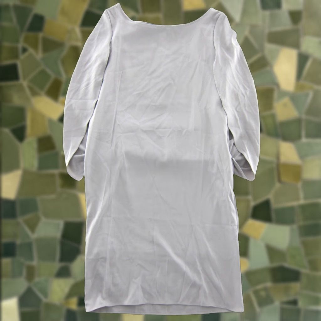 Vintage Hlkodo NWT Miss Look Light Grey Slit Sleeve Tunic Smock Shift Dress M Dress Size M / US 6-8 / IT 42-44 - 1 Thumbnail