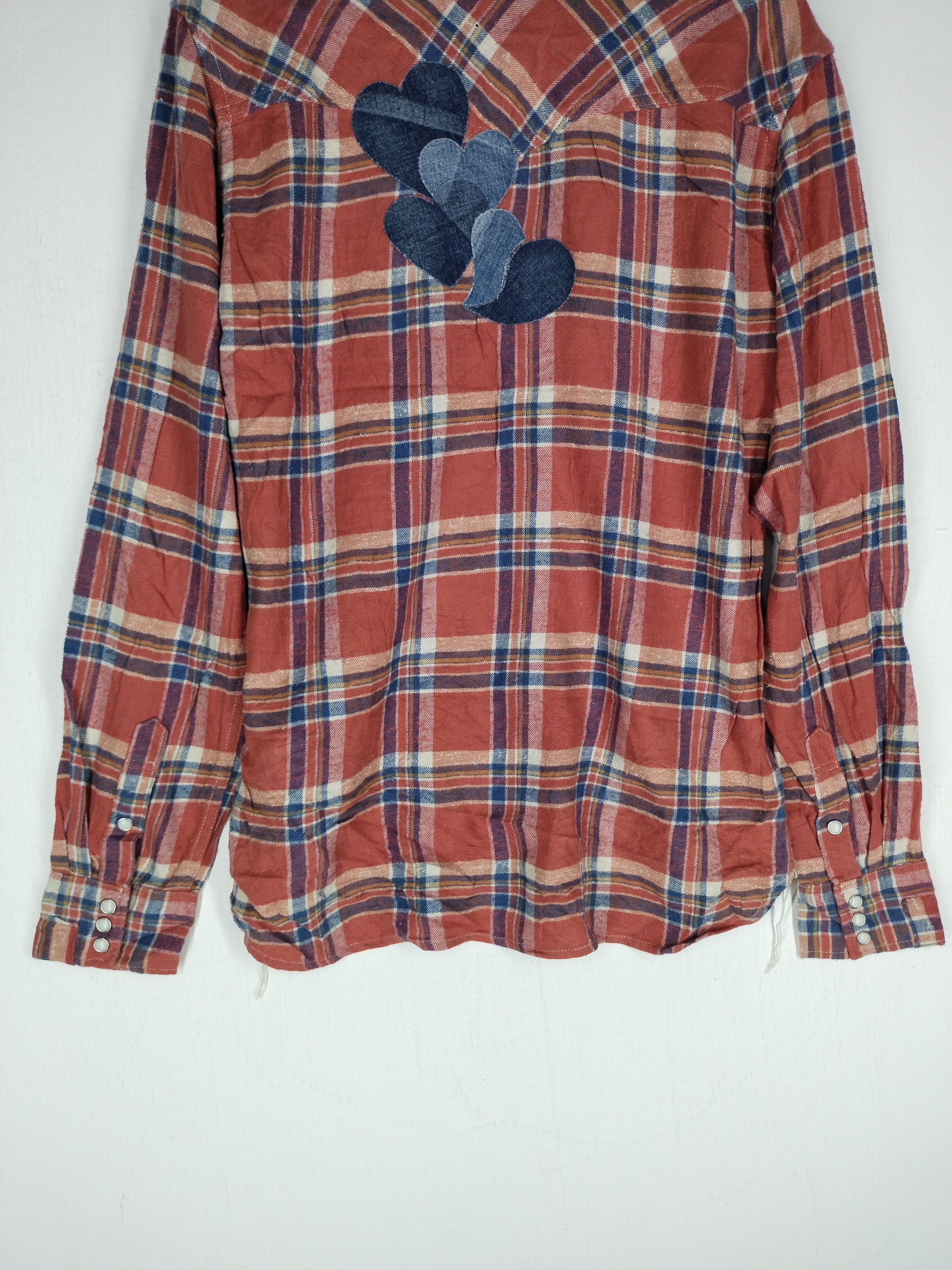 Japanese Brand × Remi Relief Vtg Japanese Slub Flannel Work Shirt Size US L / EU 52-54 / 3 - 12 Thumbnail