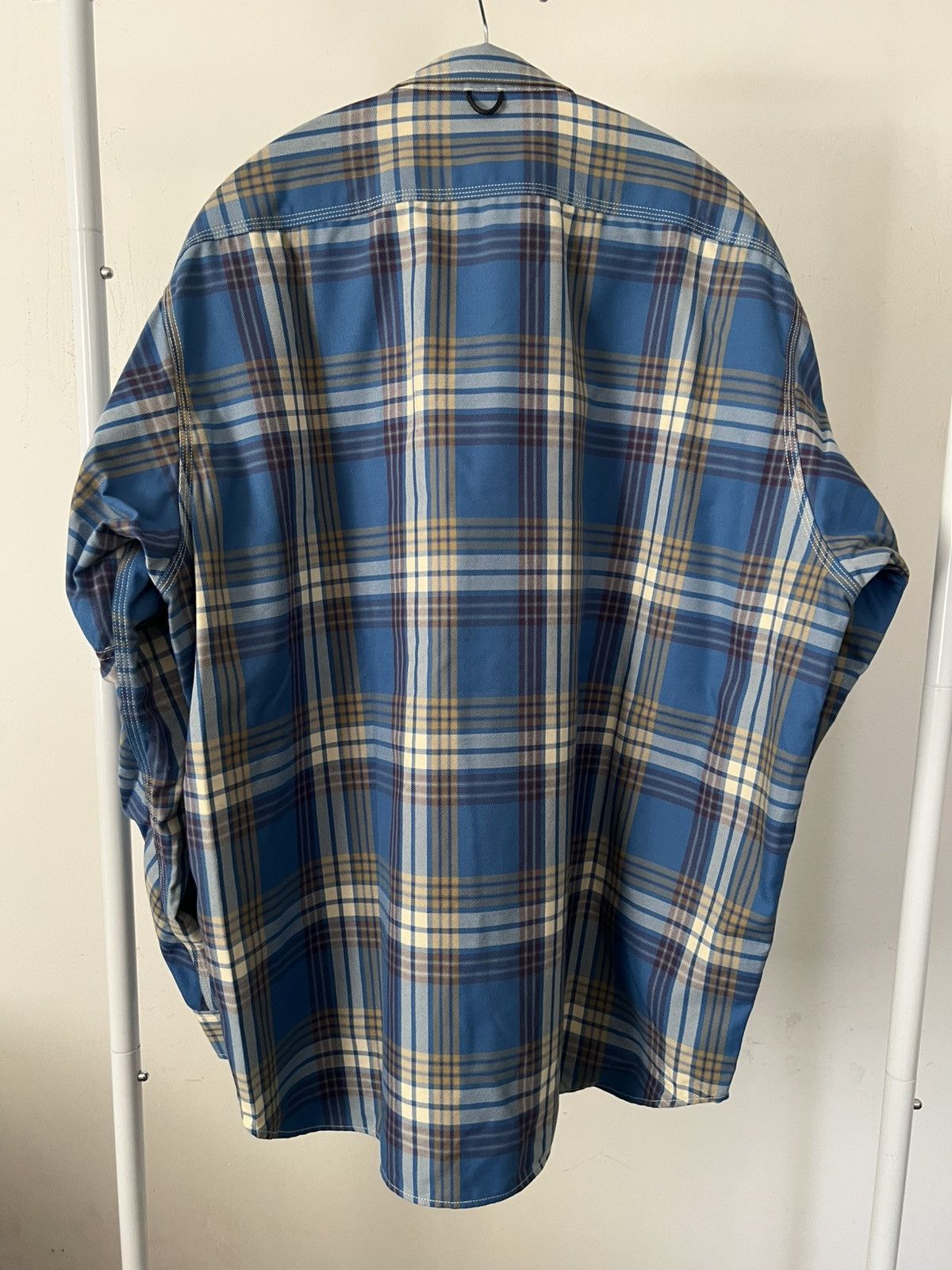 DAIWA PIER39 Daiwa Pier39 Tech Elbow Patch Work Shirt- Flannel Size US L / EU 52-54 / 3 - 7 Thumbnail