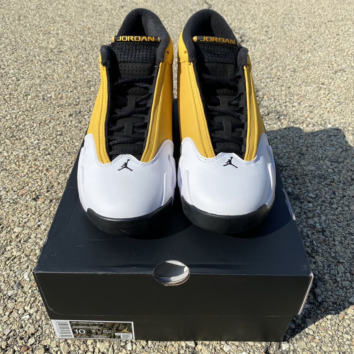 Jordan Brand Nike Air Jordan 14 Retro Ginger 2022 487471-701 Mens 10 NEW Size US 10 / EU 43 - 2 Thumbnail