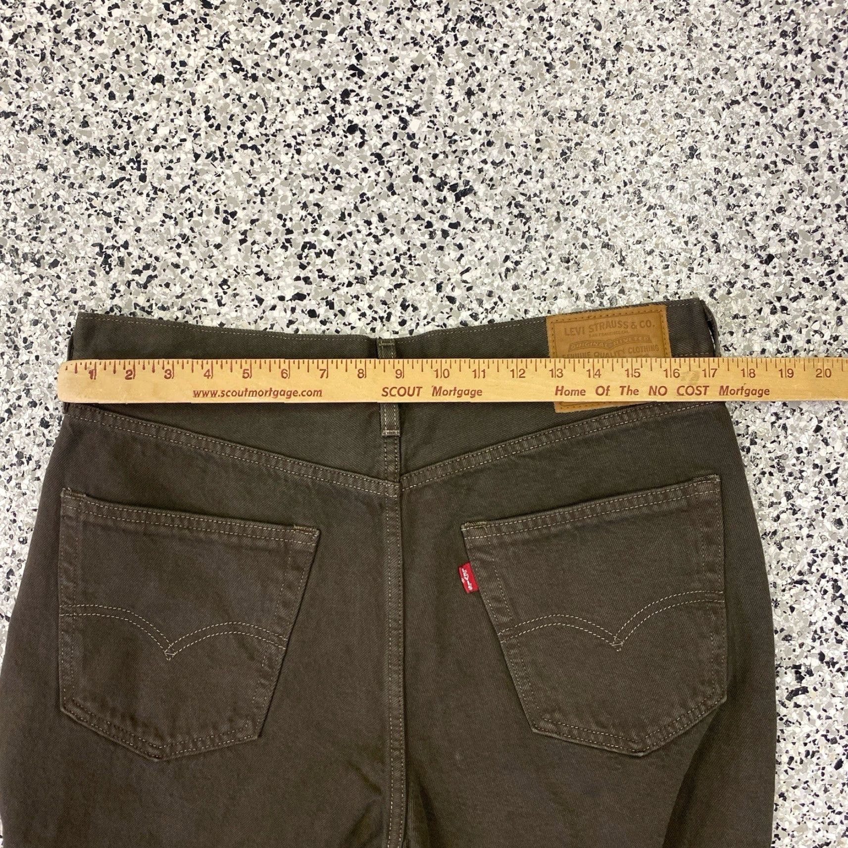 Levi's VINTAGE Levi's Jeans Brown Denim 34x30 Regular 501 Size US 32 / EU 48 - 5 Thumbnail