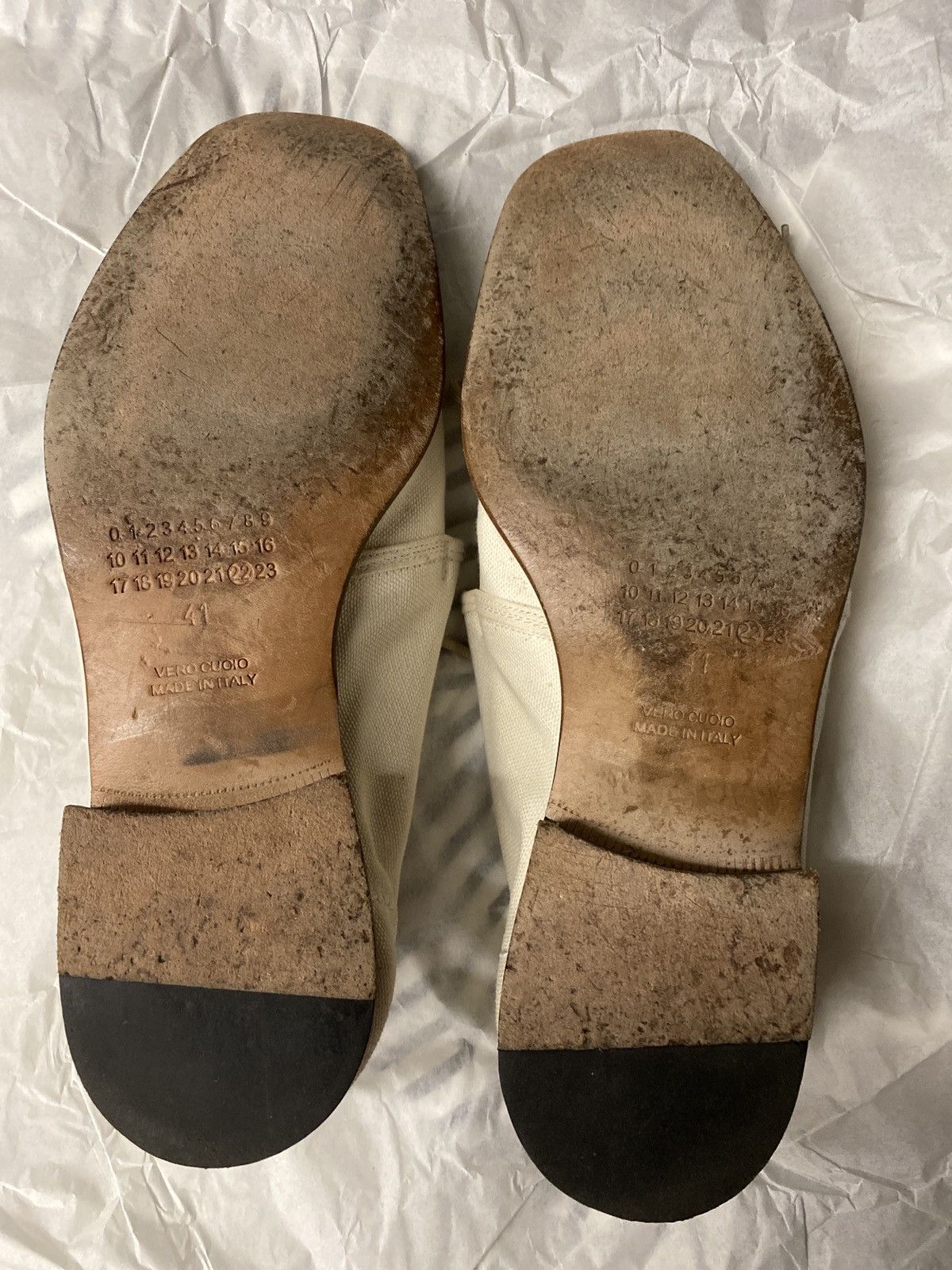 Maison Margiela Maison Margiela Canvas Dress Shoes Size US 8 / EU 41 - 6 Thumbnail