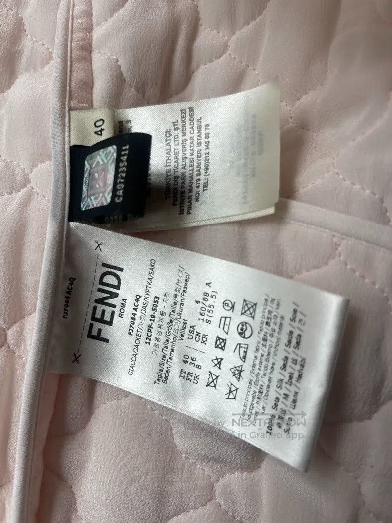 Fendi Pink double-breasted top