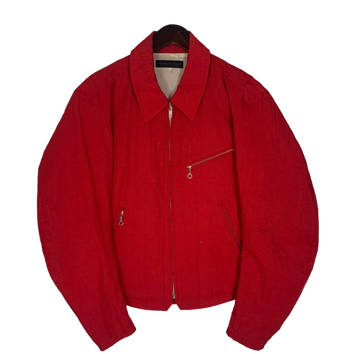 Harold’s Gear Red Biker Jacket Harold Gear Jacket