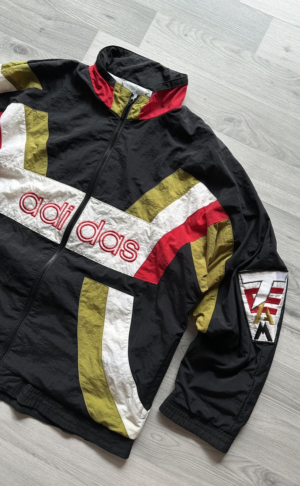 Adidas Vintage oversize jacket Adidas big logo 90s Size US M / EU 48-50 / 2 - 2 Thumbnail