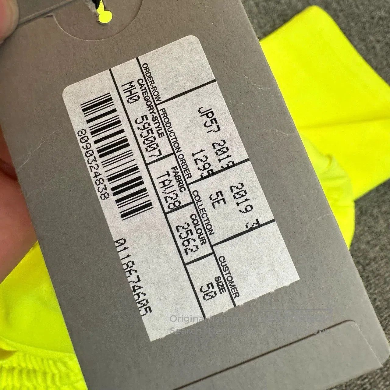 Balenciaga balenciaga logo print casual pants in yellow. Size US 40 / EU 56 - 6 Thumbnail