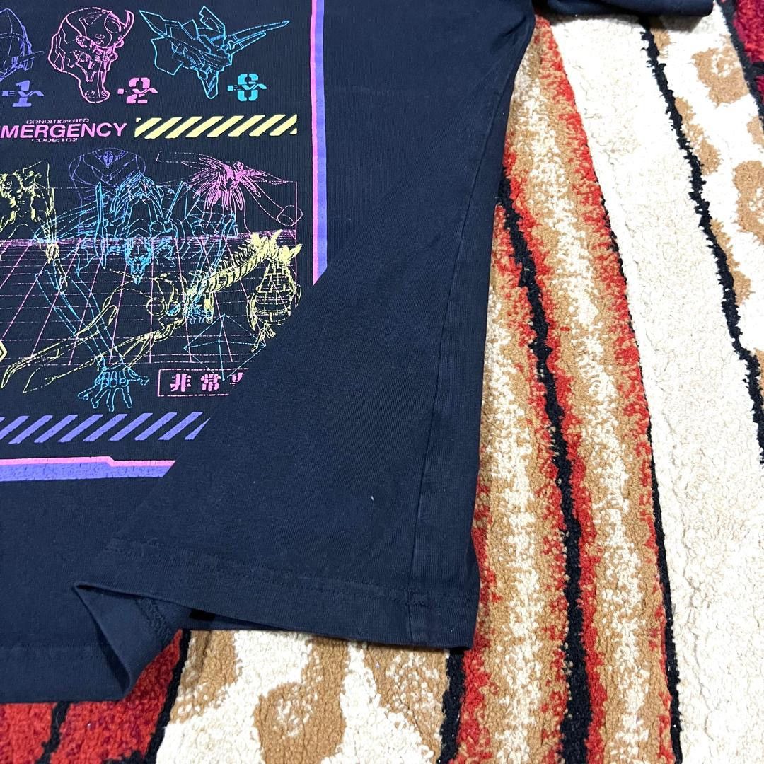 Anime Vintage Thrashed Faded Evangelion Emergency Alarm T Shirt Size US L / EU 52-54 / 3 - 8 Thumbnail