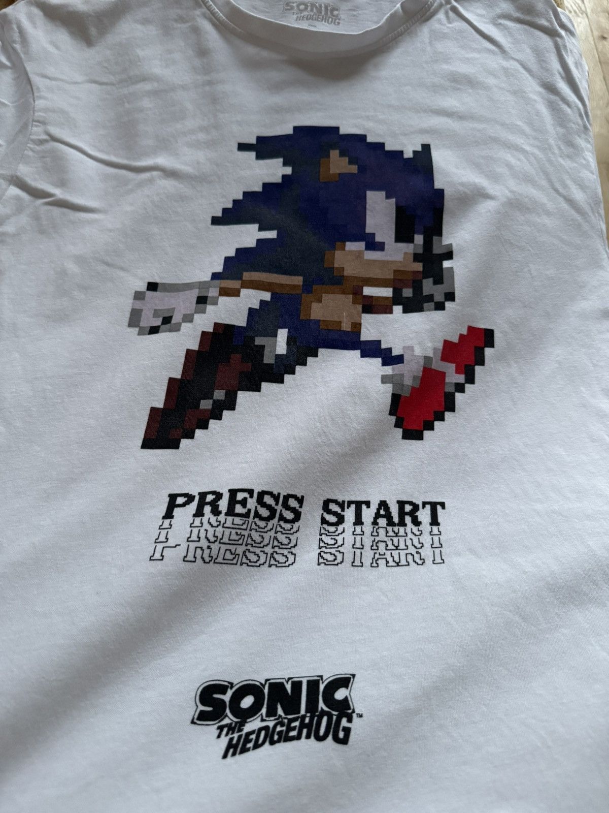 Vintage RARE SONIC THE HEDGEHOG GAME MOVIE TEE SHIRT Size US L / EU 52-54 / 3 - 2 Thumbnail