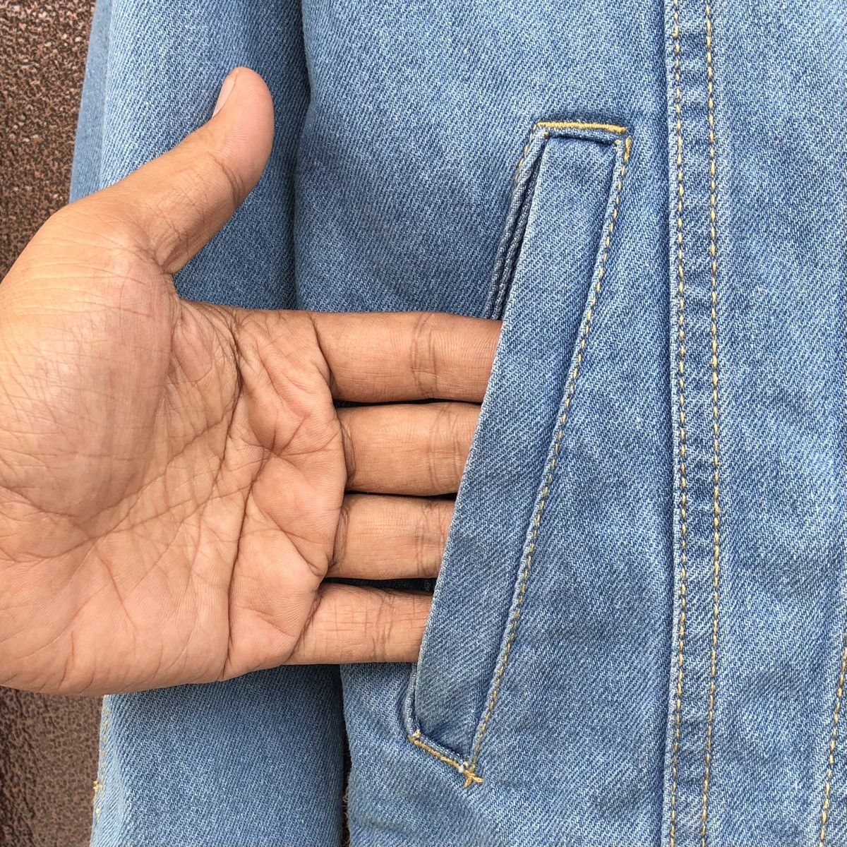 Japanese Brand Nylaus Trucker Denim Jacket Size US M / EU 48-50 / 2 - 6 Thumbnail