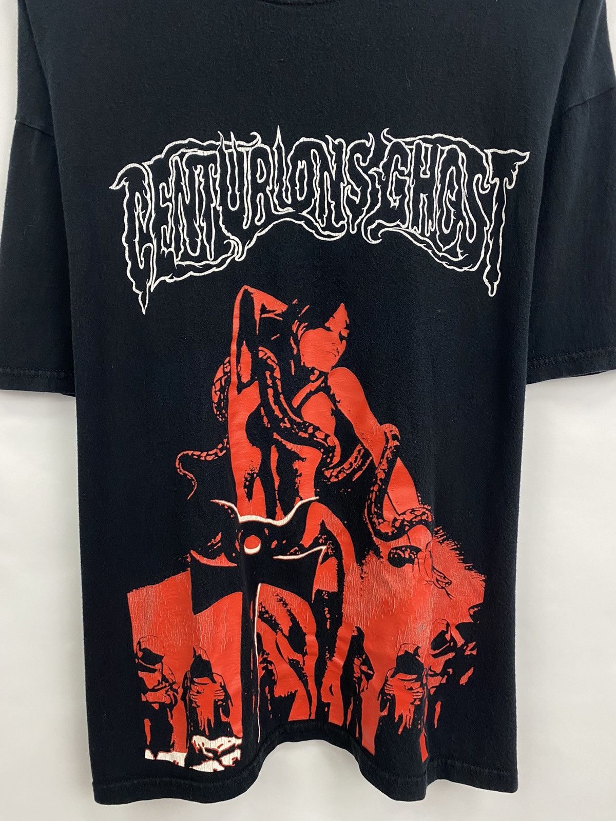 Band Tees Vintage Y2K Centurions Ghost Band Printed T-Shirt Rare Retro Size US XL / EU 56 / 4 - 4 Thumbnail