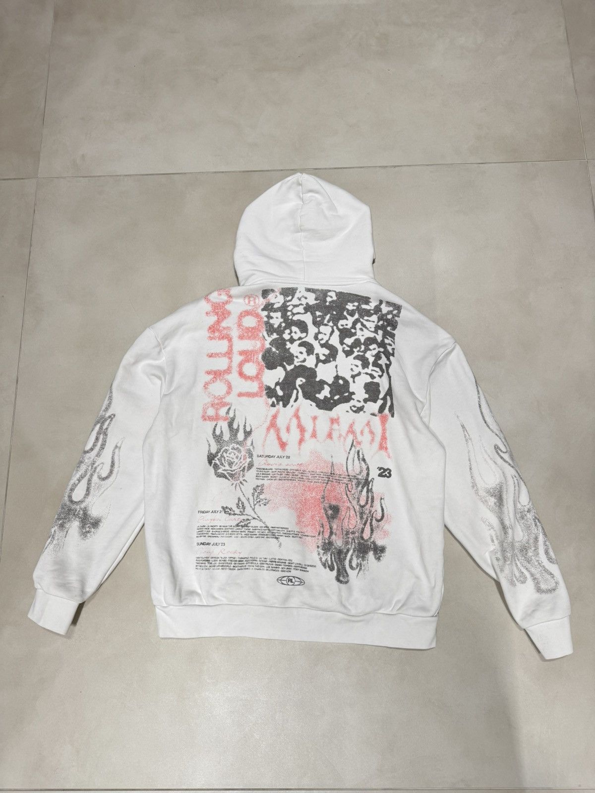 Rolling Loud 2023 Rolling Loud Hoodie Excellent condition Large White/Red Size US L / EU 52-54 / 3 - 2 Thumbnail